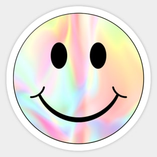 Happy trippy face Sticker